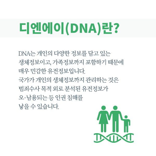 노동자와 활동가를 위한 DNA 채취요구 대응 안내